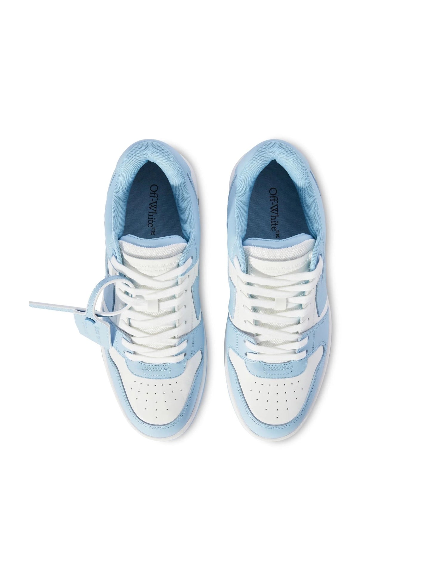 "Off" Sneaker Babyblue/White