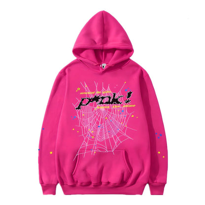 "Sp5der" Hoodie Pink