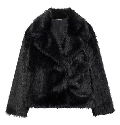 Virale Kunstfelljacke