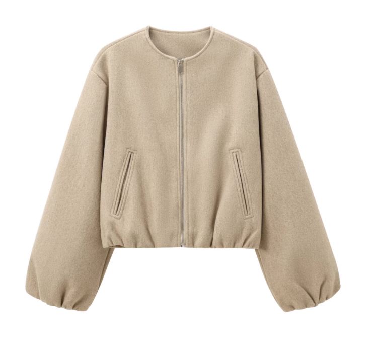 Virale Cropped Bomberjacke